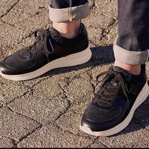 Everlane The Trainer Leather & Suede Sneakers Size 8